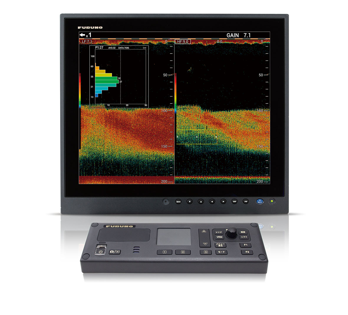 FCV-1900G 带有独特鱼体大小指示器的 TruEcho CHIRP  FURUNO 古野